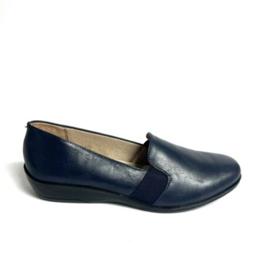 Life Stride Women’s Isabella Navy Flats Size 9 Wide